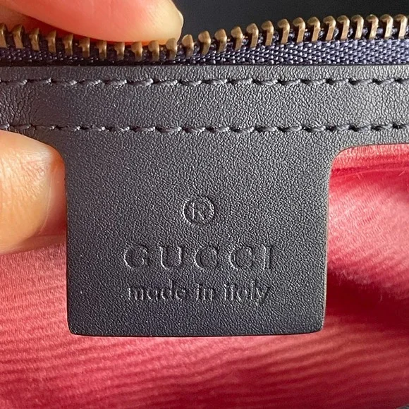 ❌SOLD❌Gucci GG Marmont Denim Pearl Small Flap Bag - Picture 11 of 14